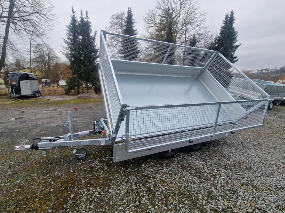 Böckmann DK-AL 3218/35 P 3,5t Gitter Rampen Stützen Alufelgen - Reboque basculante: foto 5 Böckmann DK-AL 3218/35 P 3,5t Gitter Rampen Stützen Alufelgen - Reboque basculante: foto 5
