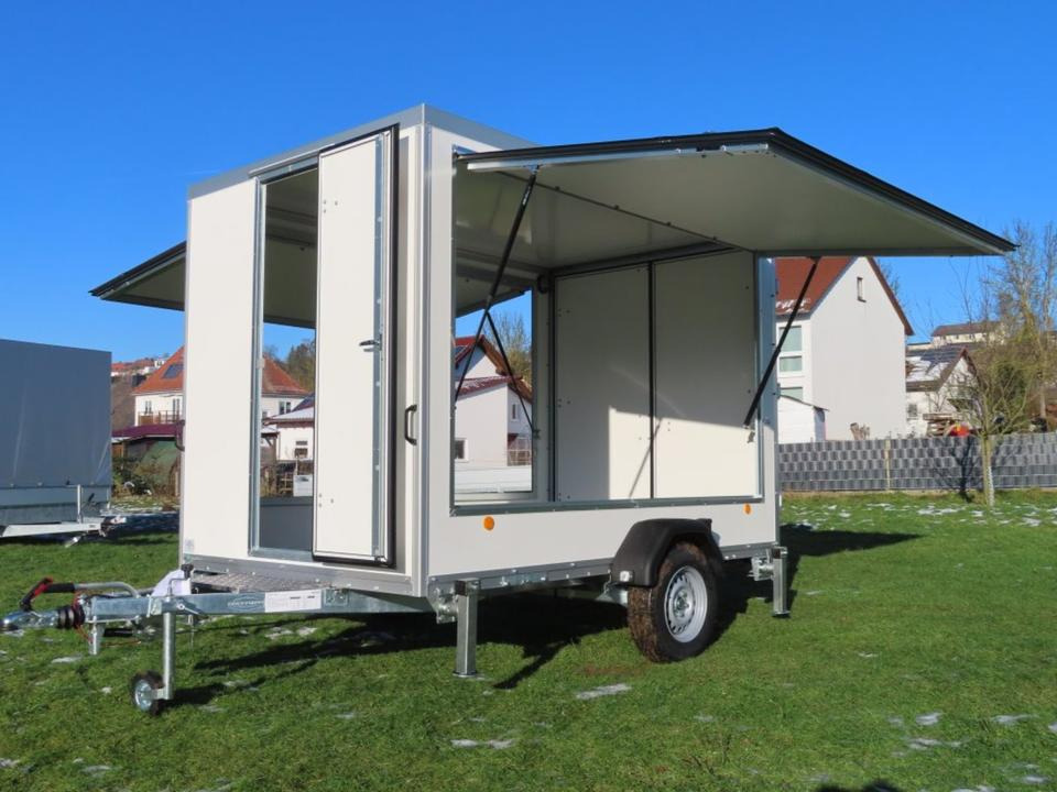 Böckmann Kofferanhänger KT 3018/15 Verkaufsanhänger PKW Anhänger - Roulote bar: foto 1 Böckmann Kofferanhänger KT 3018/15 Verkaufsanhänger PKW Anhänger - Roulote bar: foto 1