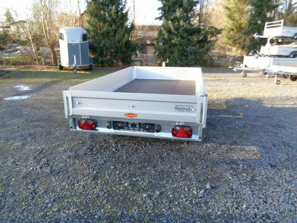 Böckmann PKW-Anhänger, 2,0 to. Hochlader,Staubox, Containernetz - Reboque plataforma/ Caixa aberta: foto 5 Böckmann PKW-Anhänger, 2,0 to. Hochlader,Staubox, Containernetz - Reboque plataforma/ Caixa aberta: foto 5