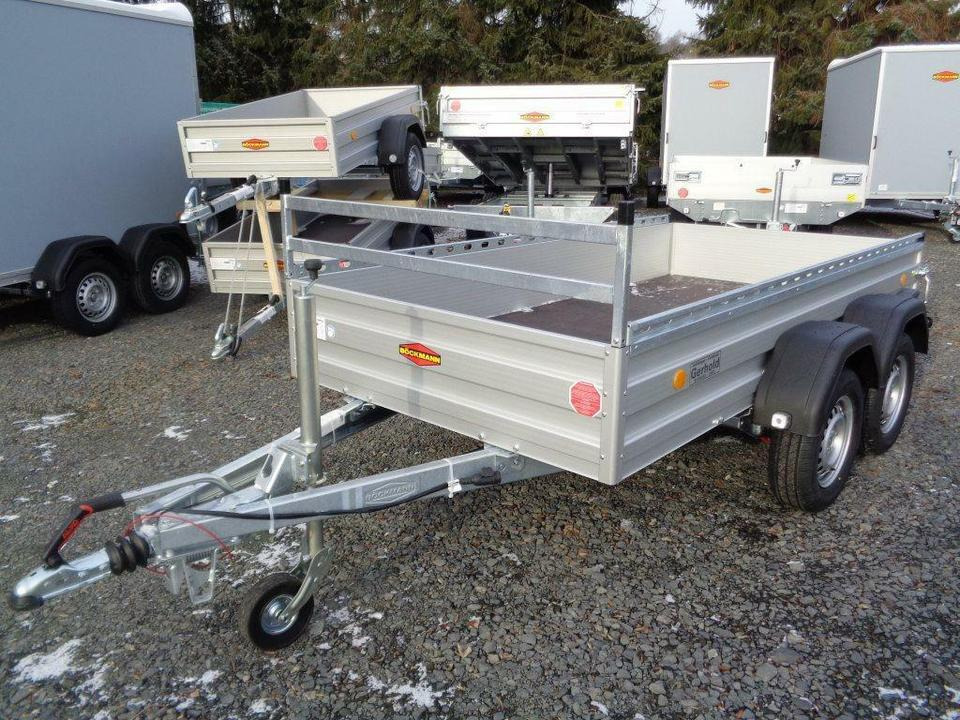 Böckmann PKW-Anhänger, 2000 kg, Tandem - Reboque plataforma/ Caixa aberta: foto 1 Böckmann PKW-Anhänger, 2000 kg, Tandem - Reboque plataforma/ Caixa aberta: foto 1