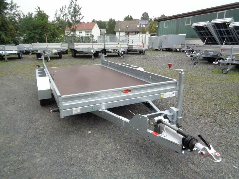 Reboque porta máquinas Böckmann PKW-Anhänger, 3,5 to. Baumaschinen Anhänger Minibagger: foto 14