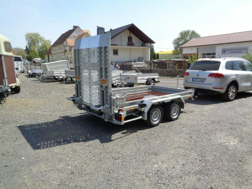 Reboque porta máquinas Böckmann PKW-Anhänger Maschinentransporter Gitteraufsatz 3,5t: foto 10