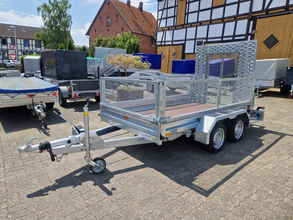 Reboque porta máquinas Böckmann PKW-Anhänger Maschinentransporter Gitteraufsatz 3,5t: foto 8