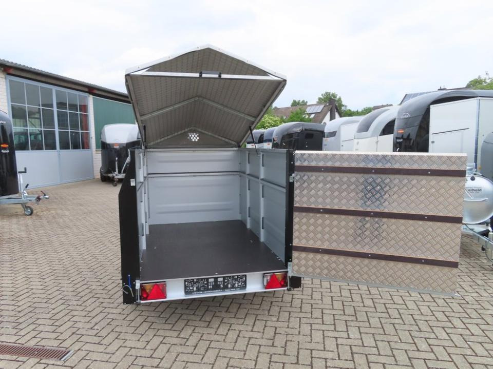 TPV Kleinviehanhänger 750kg Flügeltür Viehanhänger Ziegen Schafe - Reboque transporte de gado: foto 1 TPV Kleinviehanhänger 750kg Flügeltür Viehanhänger Ziegen Schafe - Reboque transporte de gado: foto 1