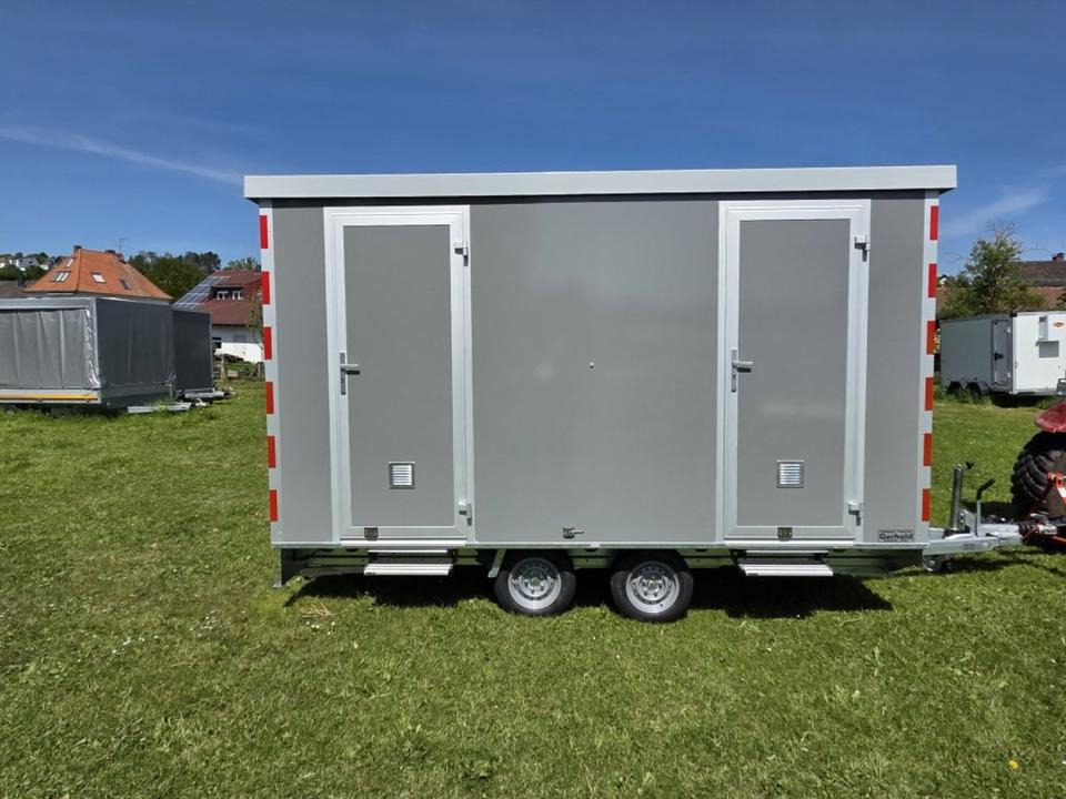 Toilettenwagen Sanitär-Anhänger WC Wagen 2xD, 1xH+2U - Casa contentor, Reboque: foto 3 Toilettenwagen Sanitär-Anhänger WC Wagen 2xD, 1xH+2U - Casa contentor, Reboque: foto 3