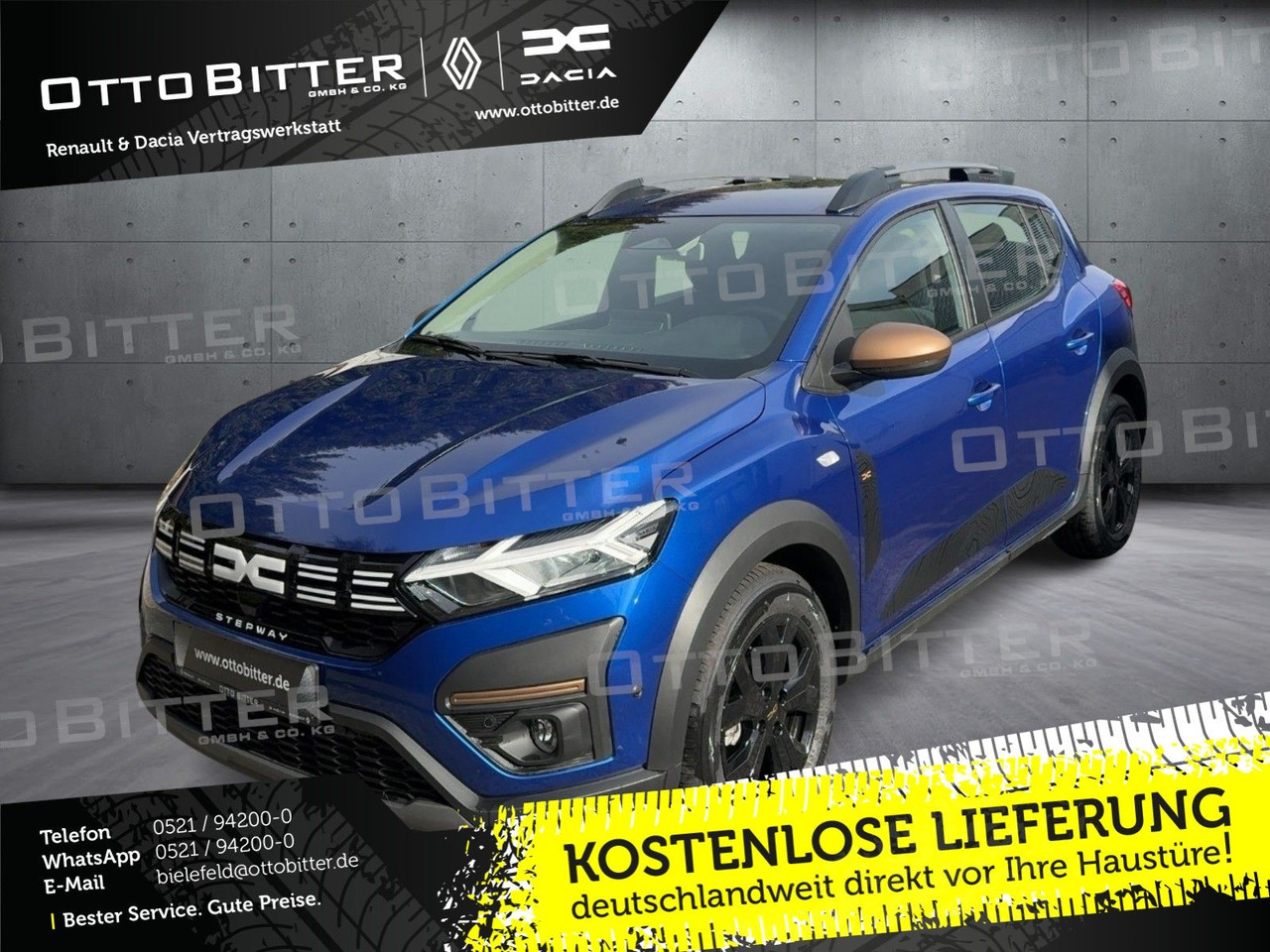 Dacia Sandero Stepway Extreme TCe110 CITY-PAKET/NAVI - Sedã: foto 1 Dacia Sandero Stepway Extreme TCe110 CITY-PAKET/NAVI - Sedã: foto 1