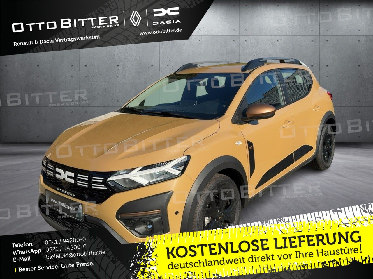 Dacia Sandero Stepway Extreme TCe110 CITY-PAKET/NAVI - Sedã: foto 1 Dacia Sandero Stepway Extreme TCe110 CITY-PAKET/NAVI - Sedã: foto 1