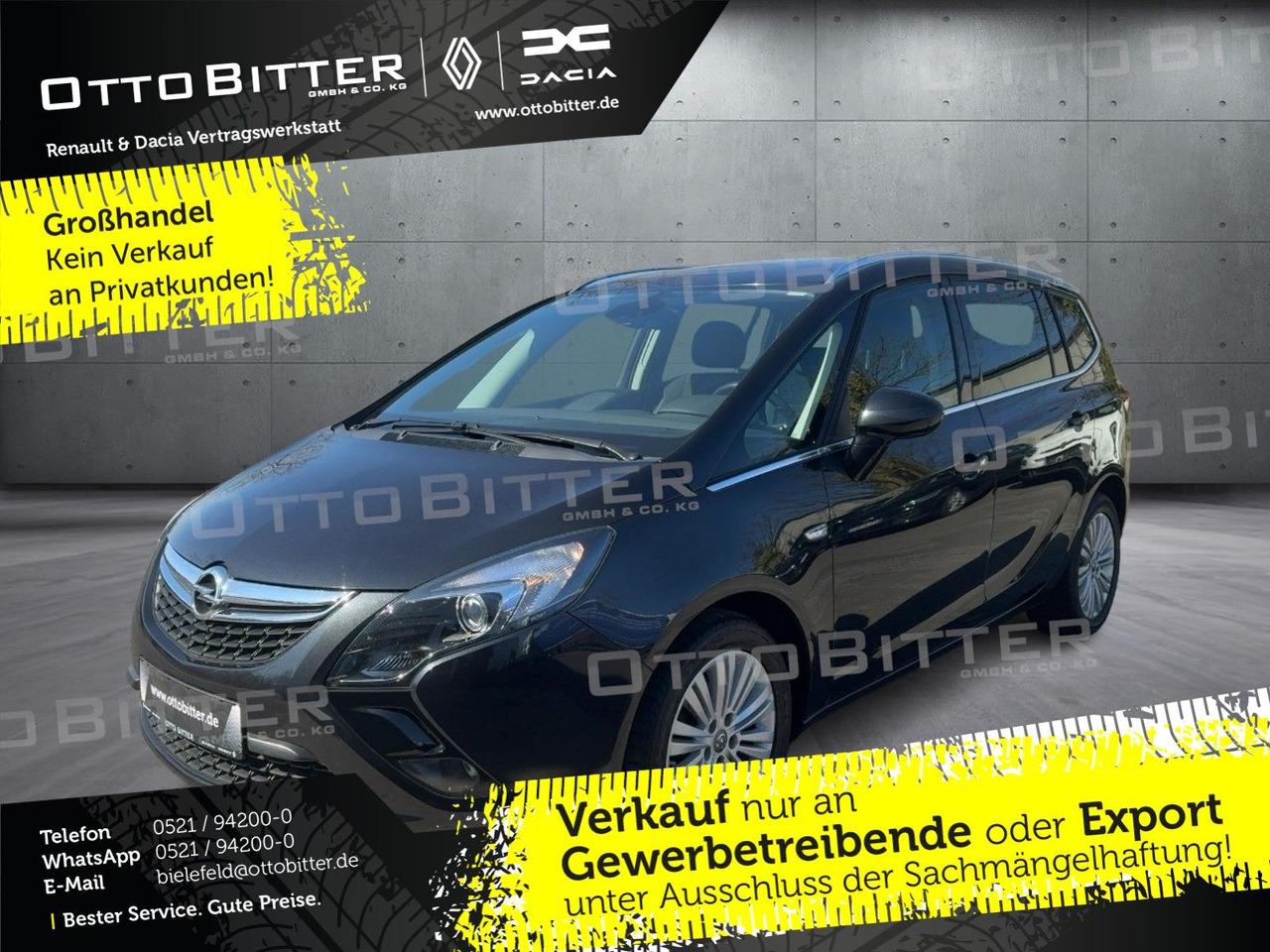 Opel Zafira Tourer C 1.6 Innovation CNG ERDGAS 7SITZE - Furgão de passageiros: foto 1 Opel Zafira Tourer C 1.6 Innovation CNG ERDGAS 7SITZE - Furgão de passageiros: foto 1