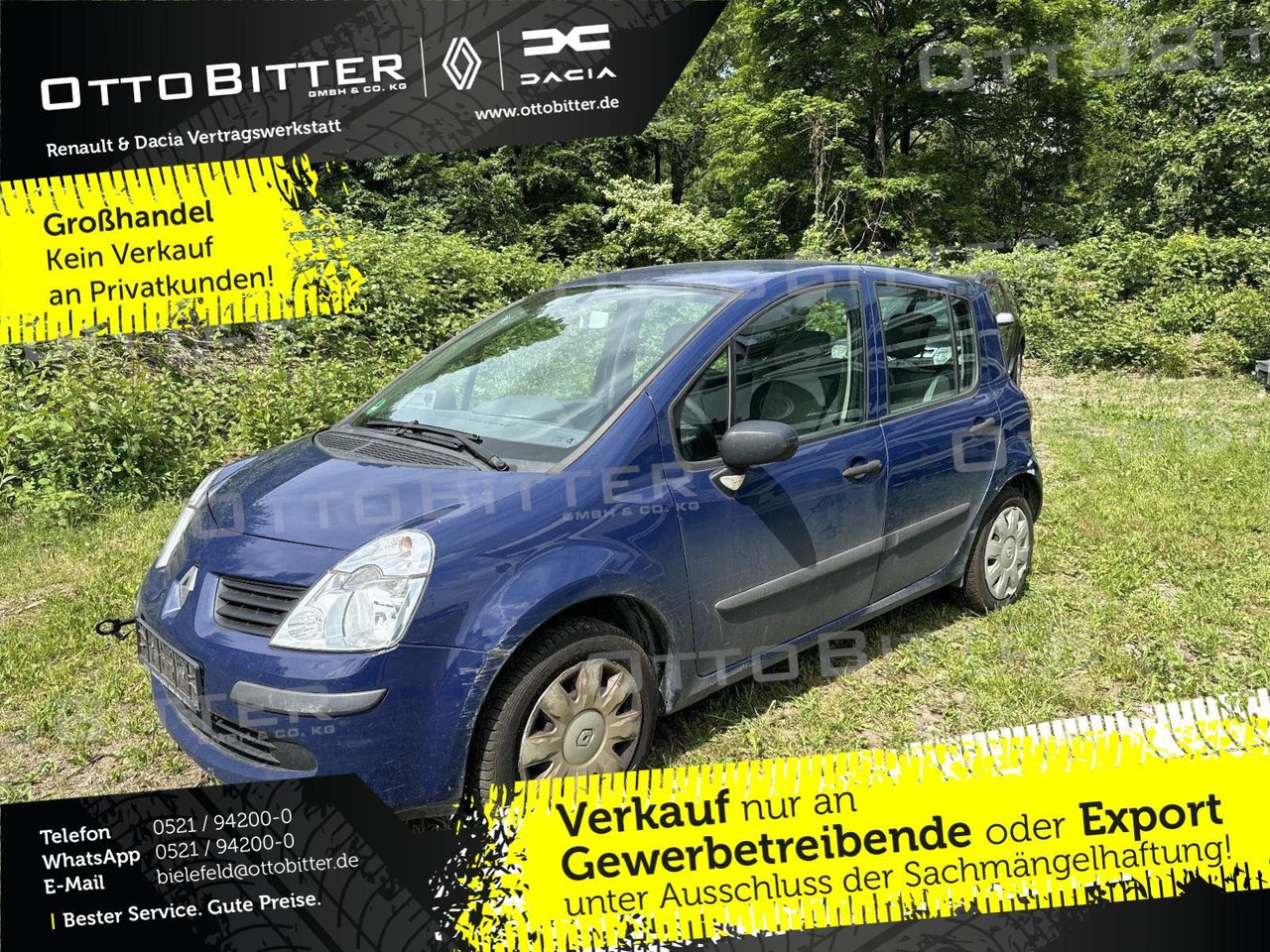 Renault Modus 1.2 Avantage +MOTOR OHNE FUNKTION+ - Sedã: foto 1 Renault Modus 1.2 Avantage +MOTOR OHNE FUNKTION+ - Sedã: foto 1