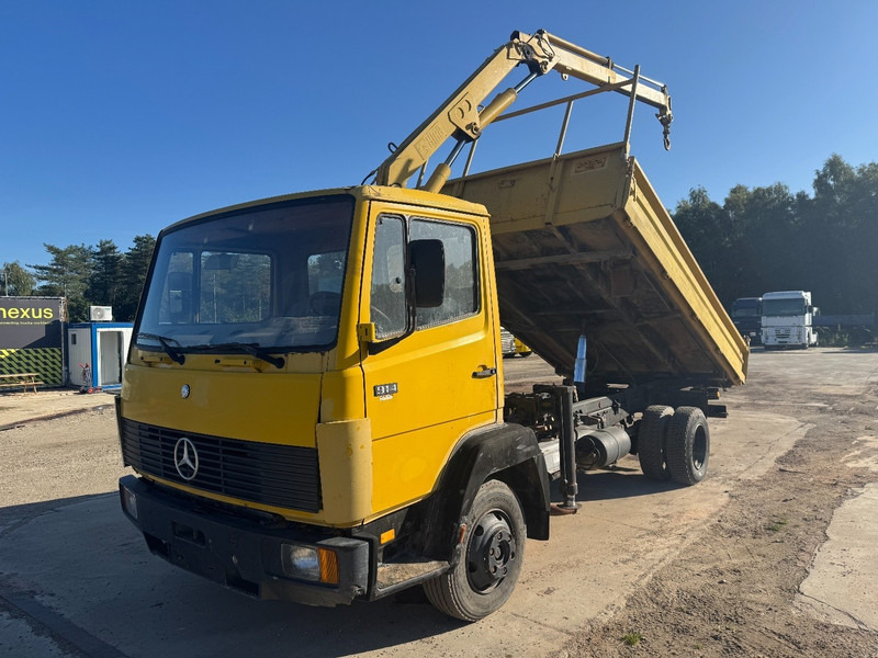 Mercedes-Benz SK 914 (STEEL SUSPENSION / HIAB CRANE / 6 CYLINDER WITH MANUAL PUMP / PERFECT GERMAN TRUCK !!!) - Caminhão basculante, Caminhão grua: foto 1 Mercedes-Benz SK 914 (STEEL SUSPENSION / HIAB CRANE / 6 CYLINDER WITH MANUAL PUMP / PERFECT GERMAN TRUCK !!!) - Caminhão basculante, Caminhão grua: foto 1