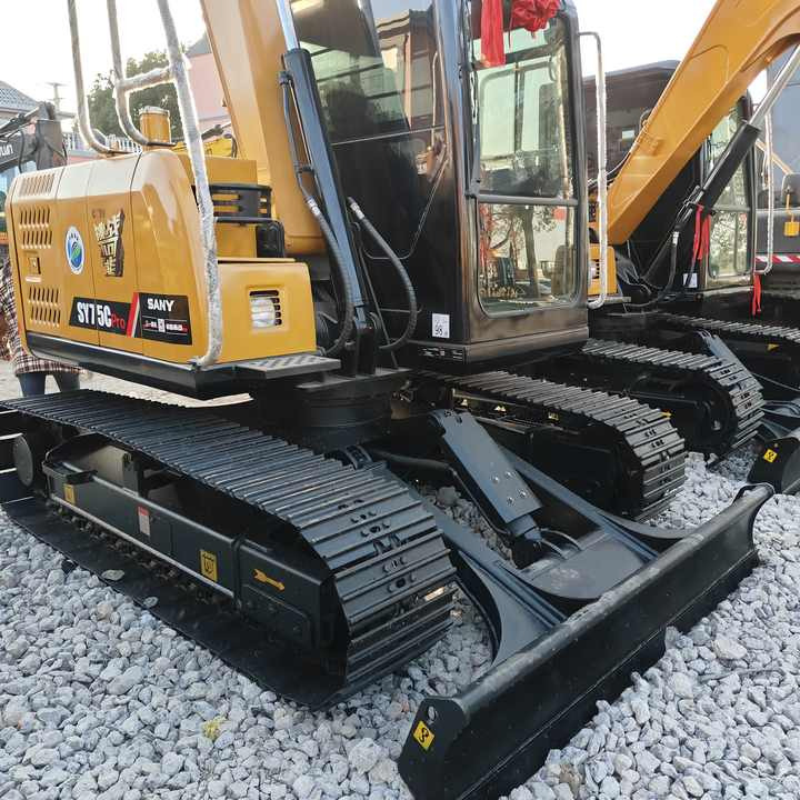 China Brand Used Sany Sy75c Mini Excavator 6ton Crawler Earth Digger Machine for Sale - Mini escavadeira: foto 4 China Brand Used Sany Sy75c Mini Excavator 6ton Crawler Earth Digger Machine for Sale - Mini escavadeira: foto 4