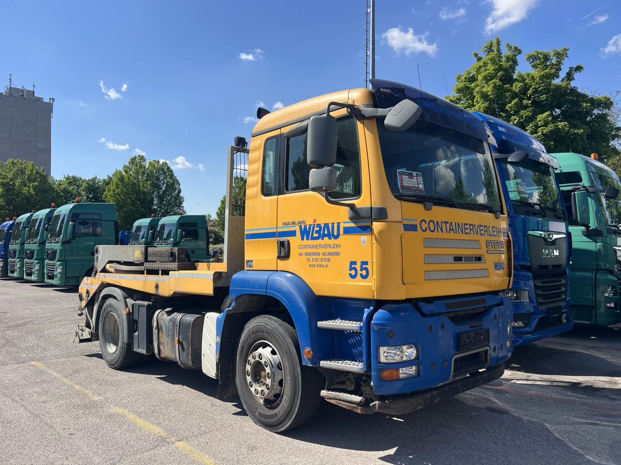 Man Tga 18.320, Контейноровоз, Нов внос - Caminhão multibenne: foto 1 Man Tga 18.320, Контейноровоз, Нов внос - Caminhão multibenne: foto 1