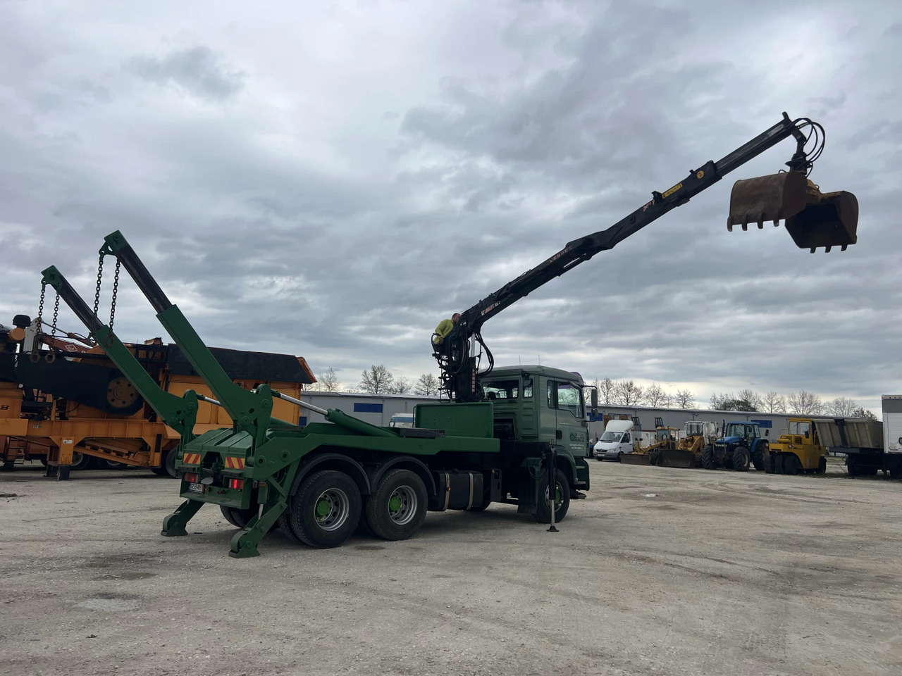 Man Tga 6х4, Кран-Z, Мултилифт - Caminhão multibenne, Caminhão grua: foto 3 Man Tga 6х4, Кран-Z, Мултилифт - Caminhão multibenne, Caminhão grua: foto 3