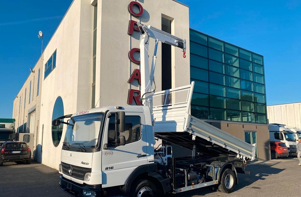 MERCEDES 816 ATEGO RIBALTABILE E GRU - Caminhão basculante, Caminhão grua: foto 1 MERCEDES 816 ATEGO RIBALTABILE E GRU - Caminhão basculante, Caminhão grua: foto 1