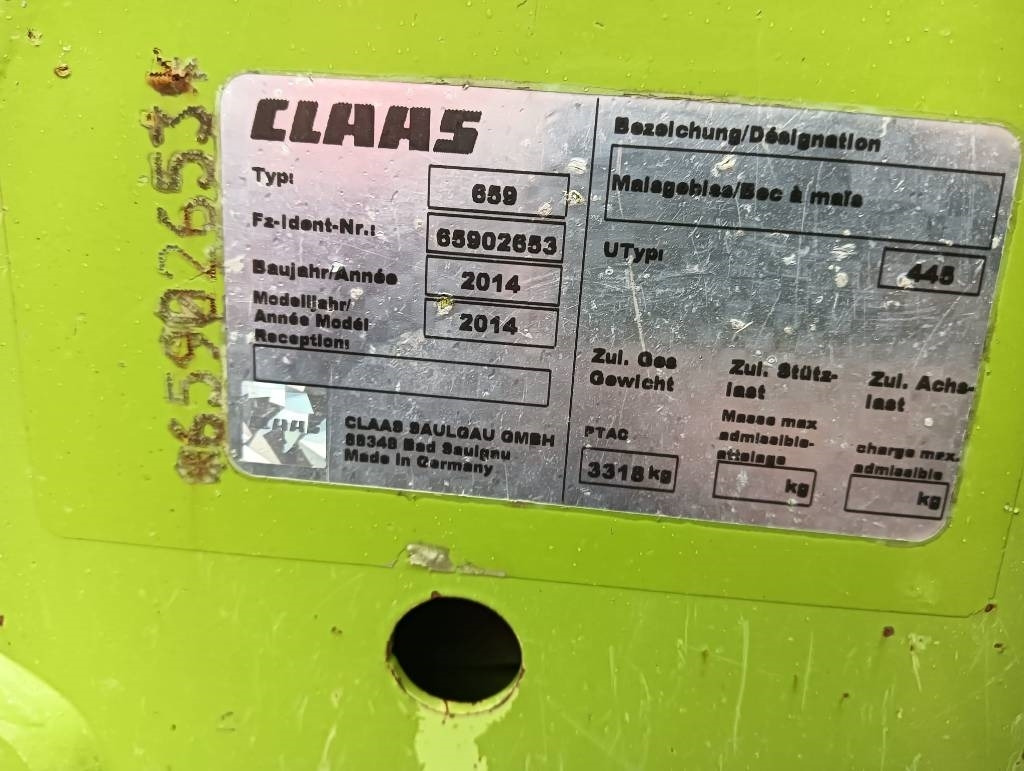 Claas ORBIS 750 - Plataforma para colher milho: foto 5 Claas ORBIS 750 - Plataforma para colher milho: foto 5