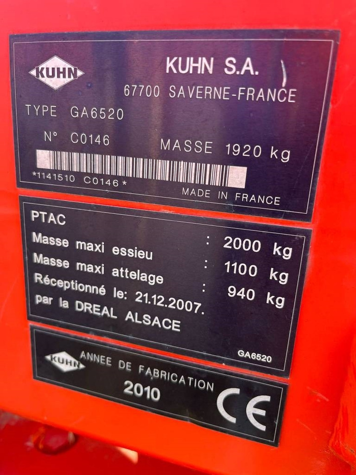 Kuhn 6520 - Empacotador de fardos: foto 3 Kuhn 6520 - Empacotador de fardos: foto 3