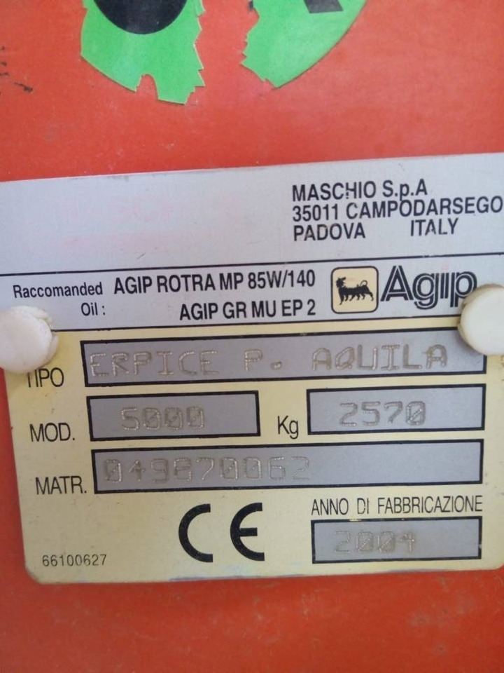 Maschio Aquila 5000 - Grade: foto 2 Maschio Aquila 5000 - Grade: foto 2