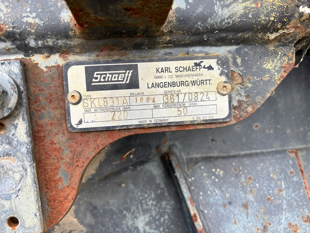 Schaeff Seitenkippschaufel - Carregadeira de rodas: foto 3 Schaeff Seitenkippschaufel - Carregadeira de rodas: foto 3