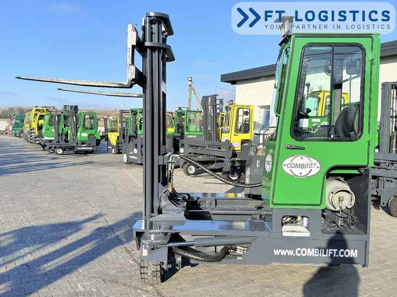 Empilhador de 4 vias Combilift C5000L | GAS | DUPLEX 4100MM | FORK POSITIONER | FULL CABIN | FREE LIFT | PERFECT CONDITION | A wide range of four-way and side-: foto 15