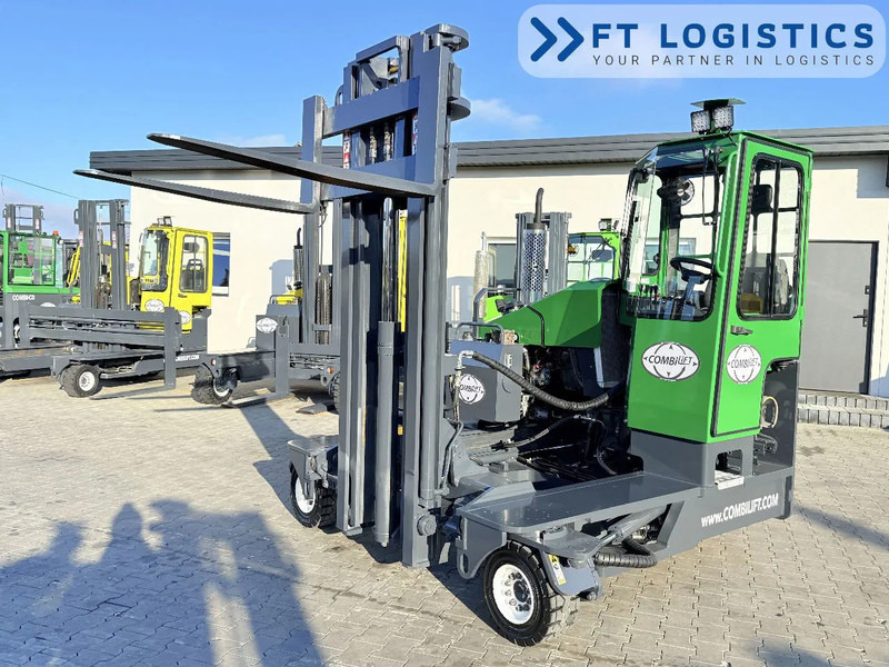 Empilhador de 4 vias Combilift C5000L | GAS | DUPLEX 4100MM | FORK POSITIONER | FULL CABIN | FREE LIFT | PERFECT CONDITION | A wide range of four-way and side-: foto 16