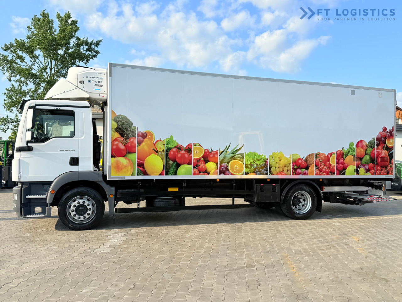 MAN TGM 18.290 / THERMOKING T-1200R / BI-TEMPERATURE / 19 PALLETS / 90% TYRES / EXCELLENT CONDITION / DHOLLANDIA TAIL LIFT / SIDE DOOR / PAYLOAD 8,220 KG - Caminhão frigorífico: foto 3 MAN TGM 18.290 / THERMOKING T-1200R / BI-TEMPERATURE / 19 PALLETS / 90% TYRES / EXCELLENT CONDITION / DHOLLANDIA TAIL LIFT / SIDE DOOR / PAYLOAD 8,220 KG - Caminhão frigorífico: foto 3