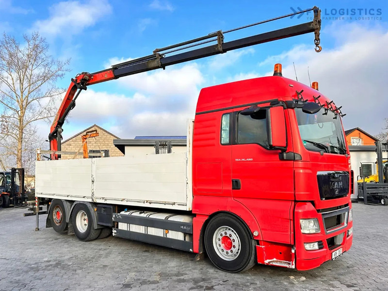 MAN TGX 26.480 Ciężarówka burtowa MAN TGX 26.480 6X2 / PALFINGER PK9002-EH B Crane / 80% Michelin Tire Dodać do ulubionych - Caminhão grua: foto 5 MAN TGX 26.480 Ciężarówka burtowa MAN TGX 26.480 6X2 / PALFINGER PK9002-EH B Crane / 80% Michelin Tire Dodać do ulubionych - Caminhão grua: foto 5