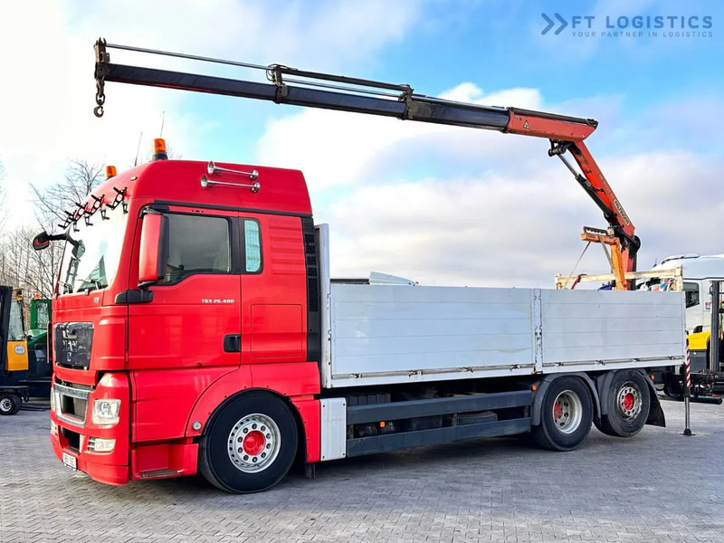 MAN TGX 26.480 Ciężarówka burtowa MAN TGX 26.480 6X2 / PALFINGER PK9002-EH B Crane / 80% Michelin Tire Dodać do ulubionych - Caminhão grua: foto 1 MAN TGX 26.480 Ciężarówka burtowa MAN TGX 26.480 6X2 / PALFINGER PK9002-EH B Crane / 80% Michelin Tire Dodać do ulubionych - Caminhão grua: foto 1