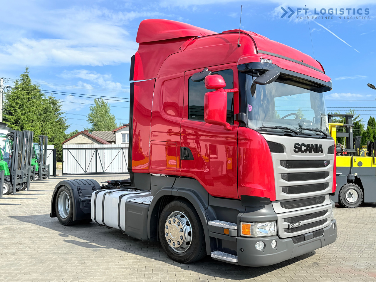 Tractor SCANIA R450 / LOW-DECK / RETARDER / 1200L FUEL TANKS / TWO BEDS / 80% TYRES / FRIDGE / PARKING AIR CONDITIONING / WEBASTO / EXCELLENT CONDITION: foto 16