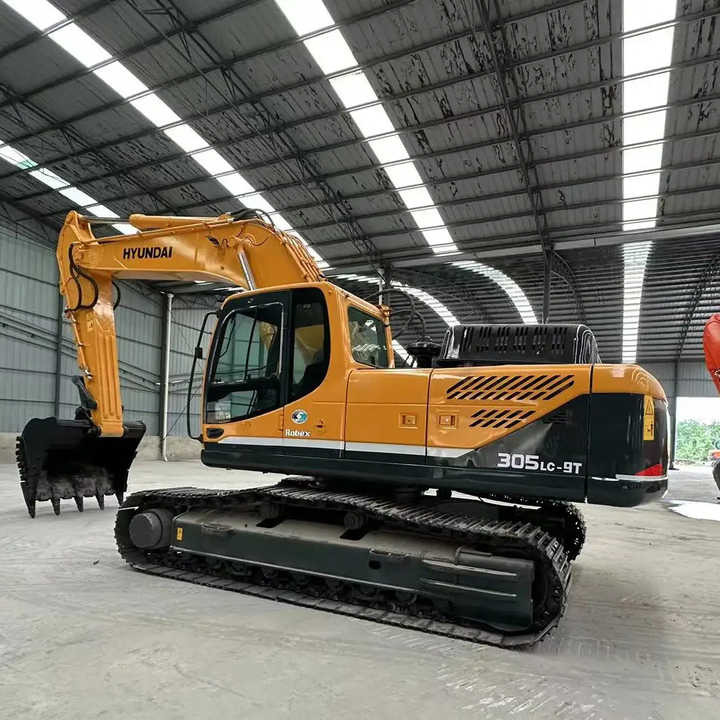 Escavadora de rastos Hyundai Digger 305-9vs Second Hand Korea Made High Performance Machine Hyundai Excavator for Sale: foto 1