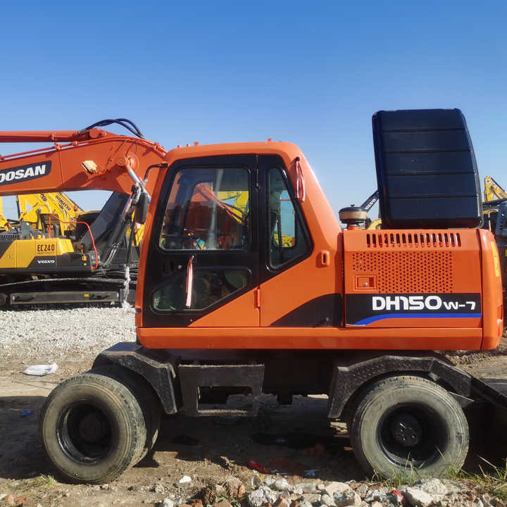 Used Digger Doosan Dh150w-7 Construction Machinery Construction Digger Used Doosan Dh150w-7 Cheap Excavator - Escavadora de rastos: foto 1 Used Digger Doosan Dh150w-7 Construction Machinery Construction Digger Used Doosan Dh150w-7 Cheap Excavator - Escavadora de rastos: foto 1