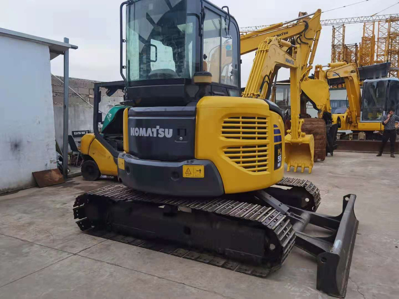 KOMATSU PC55 - Escavadora de rastos: foto 1 KOMATSU PC55 - Escavadora de rastos: foto 1