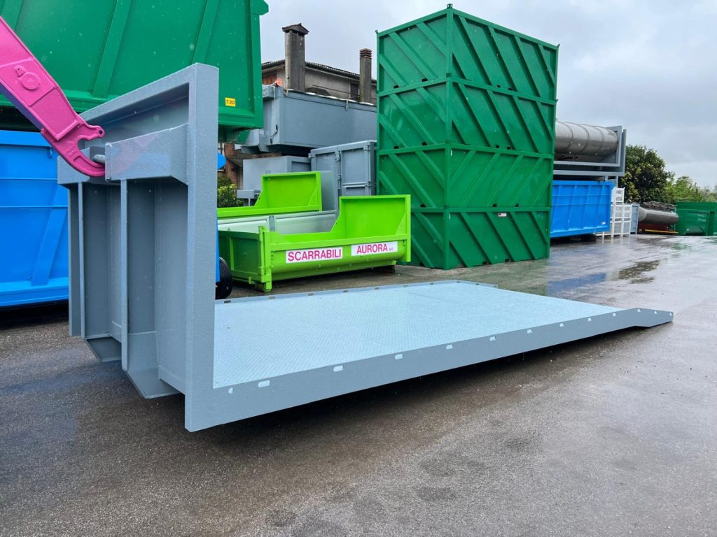 CONTAINER A PIANALE SENZA SPONDE CON CODA A ZERO P - Contentor ampliroll: foto 1 CONTAINER A PIANALE SENZA SPONDE CON CODA A ZERO P - Contentor ampliroll: foto 1