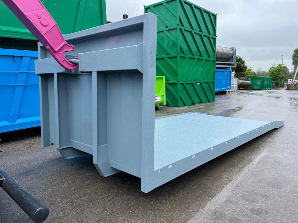 CONTAINER A PIANALE SENZA SPONDE CON CODA A ZERO P - Contentor ampliroll: foto 2 CONTAINER A PIANALE SENZA SPONDE CON CODA A ZERO P - Contentor ampliroll: foto 2