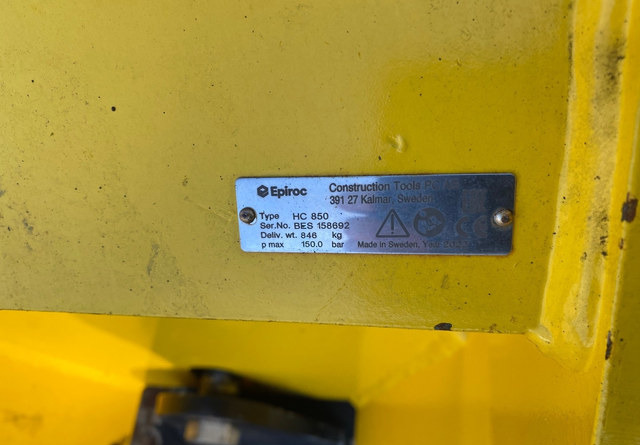 Atlas CopcoHC 850 - Placas vibratórias, Equipamento: foto 4 Atlas CopcoHC 850 - Placas vibratórias, Equipamento: foto 4