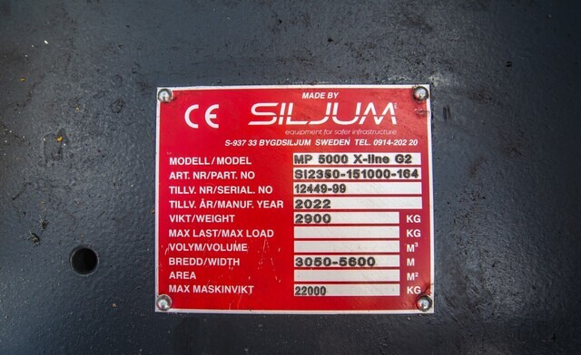 Lâmina limpa-neves Siljum MekanMP 5000 ja 5400 X-Line: foto 7 Lâmina limpa-neves Siljum MekanMP 5000 ja 5400 X-Line: foto 7