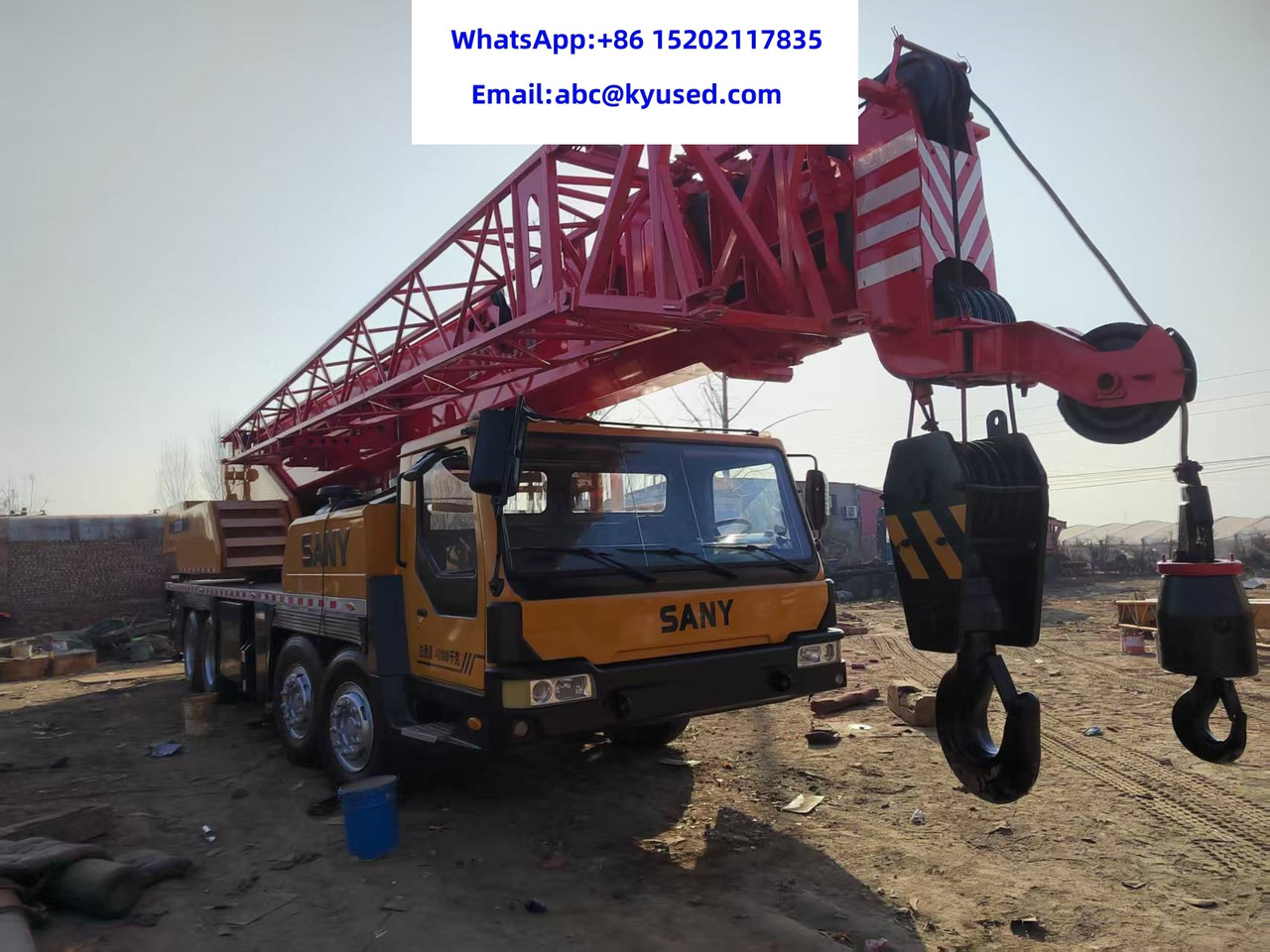 Guindaste móvel SANY STC500 STC750 STC800 STC250 25T 50T 75T 80TON CRANE: foto 8 Guindaste móvel SANY STC500 STC750 STC800 STC250 25T 50T 75T 80TON CRANE: foto 8