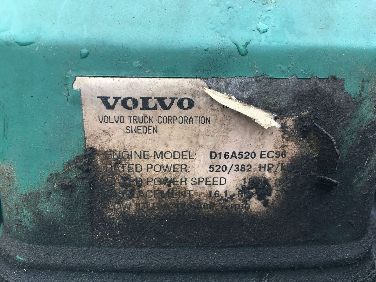 Volvo D16A520 truck - Motor de Caminhão: foto 3 Volvo D16A520 truck - Motor de Caminhão: foto 3