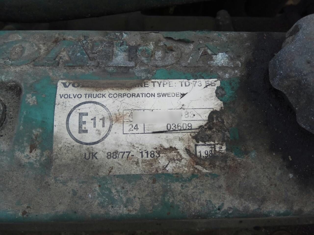 Volvo TD73E Volvo FL7 - Motor de Caminhão: foto 5 Volvo TD73E Volvo FL7 - Motor de Caminhão: foto 5