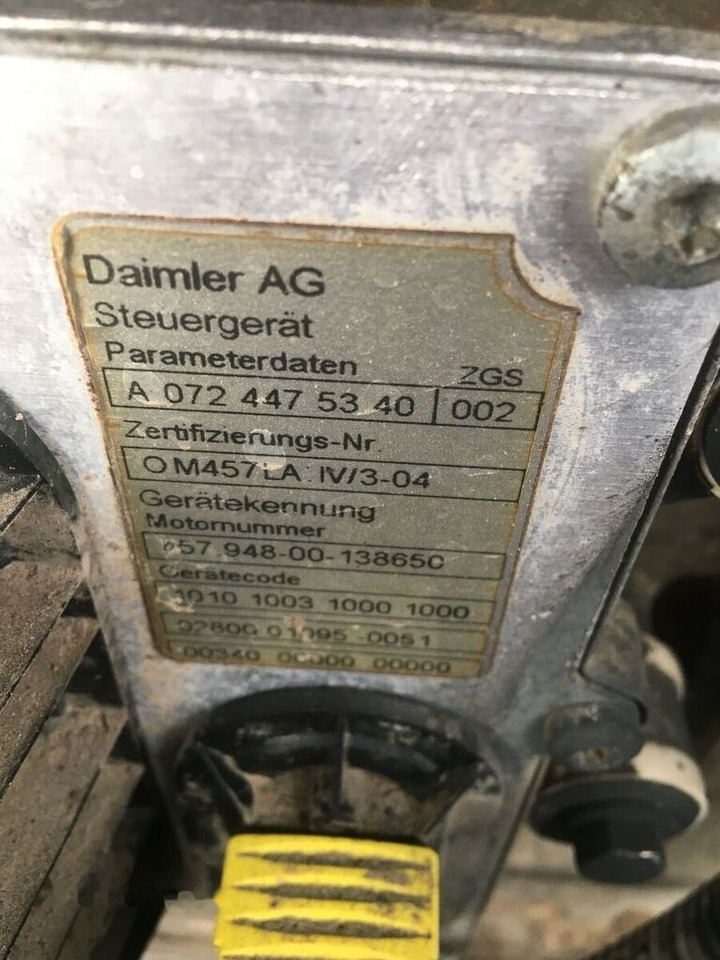 Mercedes-Benz OM457LA.IV/3-04 Mercedes-Benz Axor - Motor de Caminhão: foto 2 Mercedes-Benz OM457LA.IV/3-04 Mercedes-Benz Axor - Motor de Caminhão: foto 2