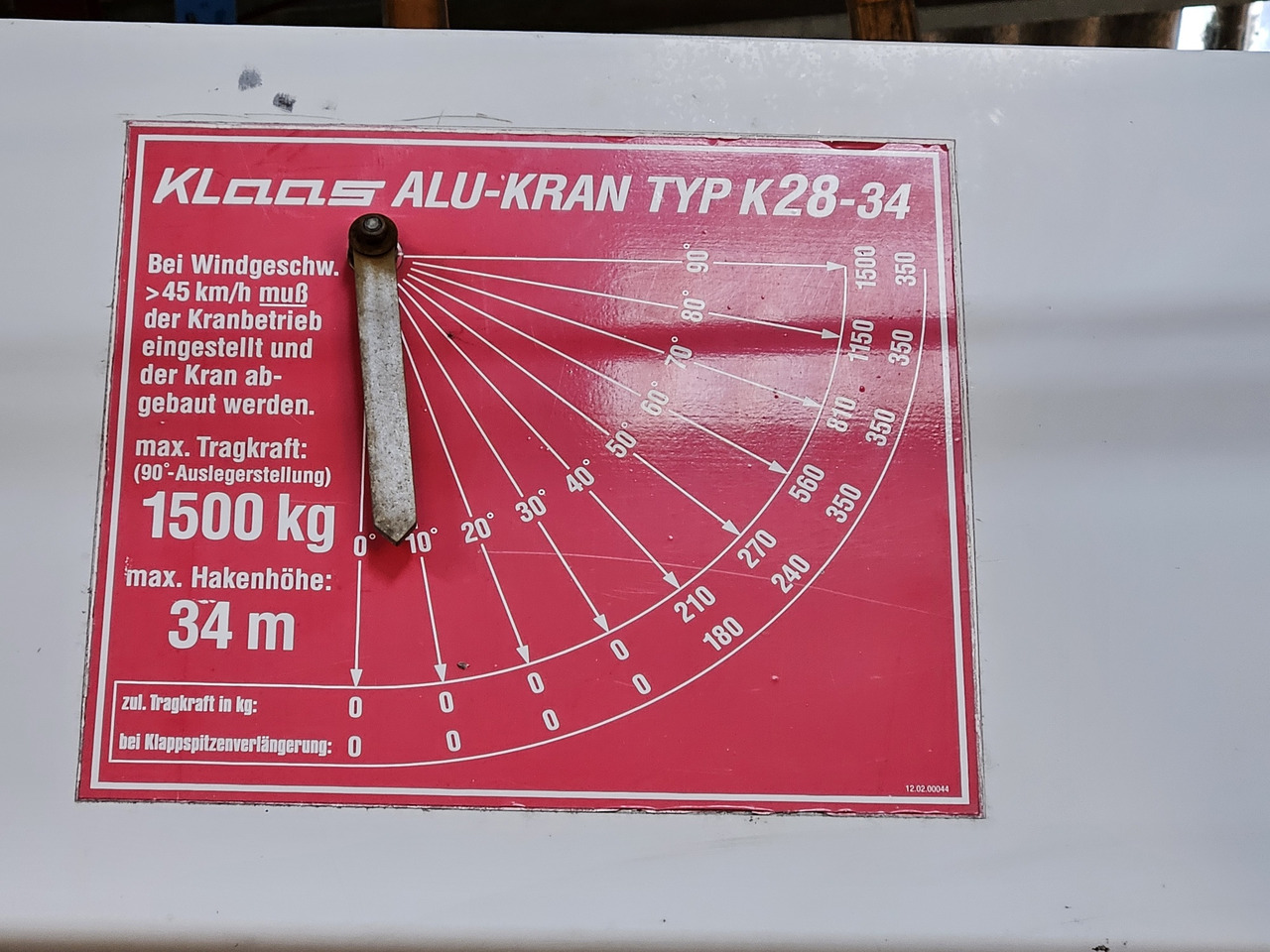 MERCEDES-BENZ Klaas K28-34 Autokran - Caminhão grua: foto 2 MERCEDES-BENZ Klaas K28-34 Autokran - Caminhão grua: foto 2