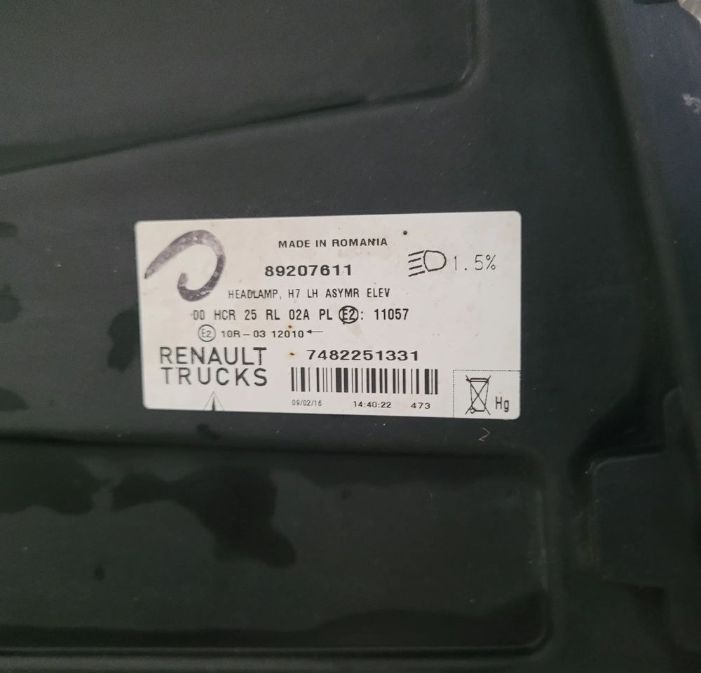 LAMPY RENAULT RANGE T ORYGINAŁ H4 LED CHWALIM116 - Iluminação de Caminhão: foto 5 LAMPY RENAULT RANGE T ORYGINAŁ H4 LED CHWALIM116 - Iluminação de Caminhão: foto 5