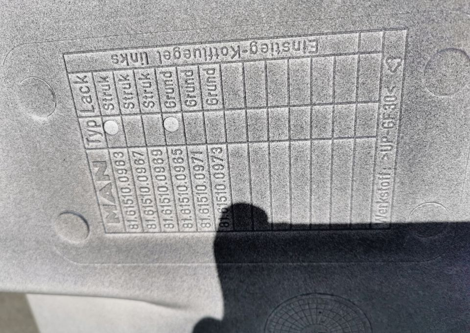 Stopnica MAN TGM NOWA ORYGINAŁ 81.61510.0963 - Estribo de Caminhão: foto 5 Stopnica MAN TGM NOWA ORYGINAŁ 81.61510.0963 - Estribo de Caminhão: foto 5