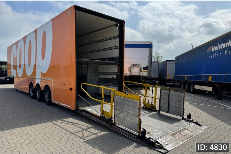 BURGERS Double-Deck / Steering axle / Tail lift / Racing - Semireboque furgão: foto 4 BURGERS Double-Deck / Steering axle / Tail lift / Racing - Semireboque furgão: foto 4