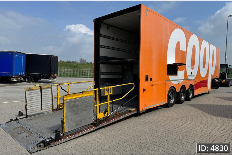 BURGERS Double-Deck / Steering axle / Tail lift / Racing - Semireboque furgão: foto 5 BURGERS Double-Deck / Steering axle / Tail lift / Racing - Semireboque furgão: foto 5