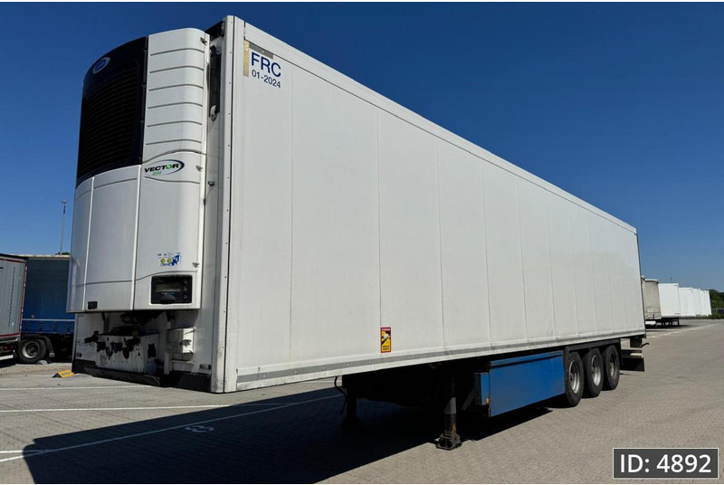 Krone SD / Carrier Vector 1550 / Palletbox / BPW Drum - Semireboque frigorífico: foto 1 Krone SD / Carrier Vector 1550 / Palletbox / BPW Drum - Semireboque frigorífico: foto 1