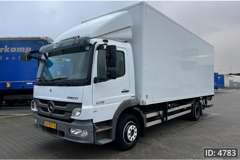 Mercedes-Benz Atego 1218 Day Cab, Euro 5, BDF / EPS automatic / standklima / DHOLLANDIA 2000KG - Caminhão transportador de contêineres/ Caixa móvel: foto 1 Mercedes-Benz Atego 1218 Day Cab, Euro 5, BDF / EPS automatic / standklima / DHOLLANDIA 2000KG - Caminhão transportador de contêineres/ Caixa móvel: foto 1