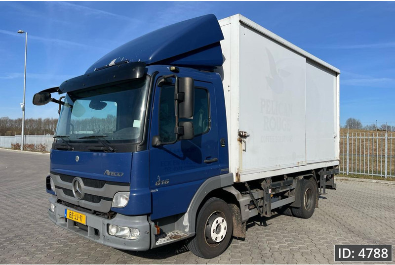 Mercedes-Benz Atego 816 Day Cab, Euro 5, BDF / EPS automatic / standklima / Hydraulic system - Caminhão transportador de contêineres/ Caixa móvel: foto 1 Mercedes-Benz Atego 816 Day Cab, Euro 5, BDF / EPS automatic / standklima / Hydraulic system - Caminhão transportador de contêineres/ Caixa móvel: foto 1