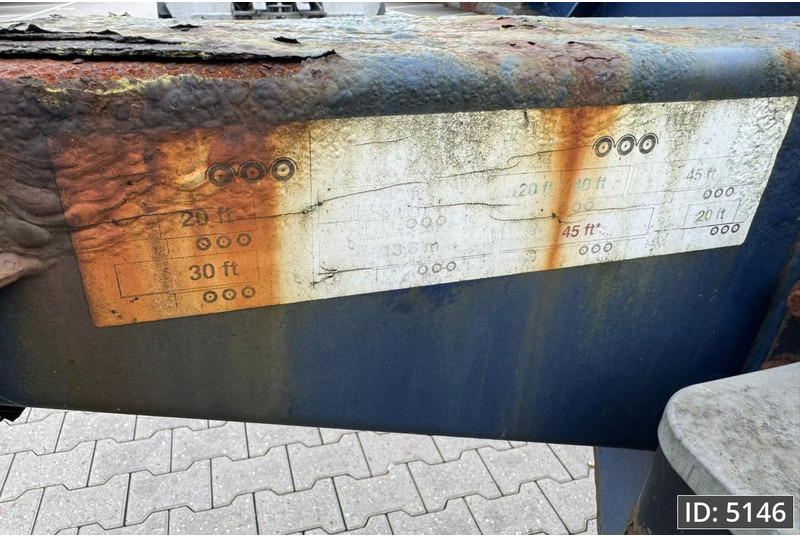 Semireboque transportador de contêineres/ Caixa móvel Pacton T3-010 / Multichassis / BPW Drum: foto 8 Semireboque transportador de contêineres/ Caixa móvel Pacton T3-010 / Multichassis / BPW Drum: foto 8