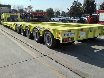 TITAN 120 ton detachable lowbed trailer for sale in Nigeria - Semireboque: foto 1 TITAN 120 ton detachable lowbed trailer for sale in Nigeria - Semireboque: foto 1