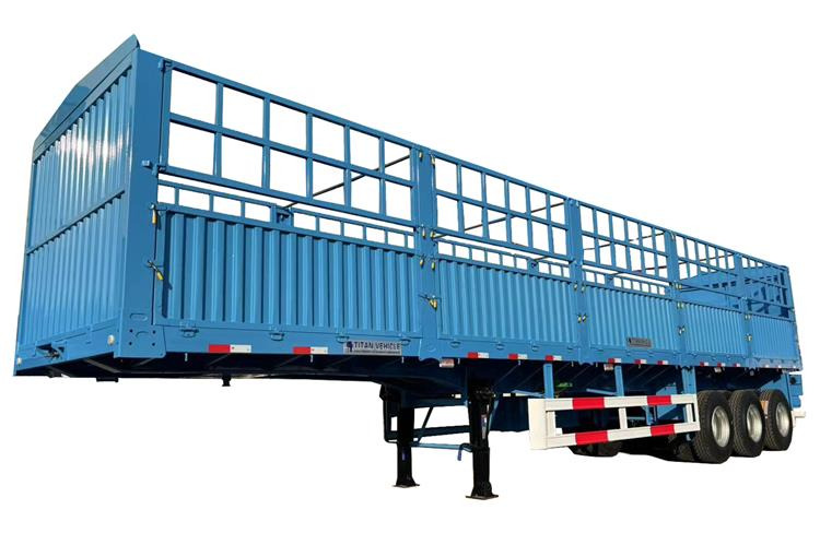 TITAN 3 Axle 60 Ton Cargo Semi Trailer for Sale In Sudan - Semireboque transporte de gado: foto 5 TITAN 3 Axle 60 Ton Cargo Semi Trailer for Sale In Sudan - Semireboque transporte de gado: foto 5